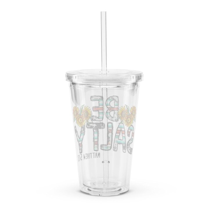 Be Salty - Double Wall Clear Plastic Tumbler product image (2)