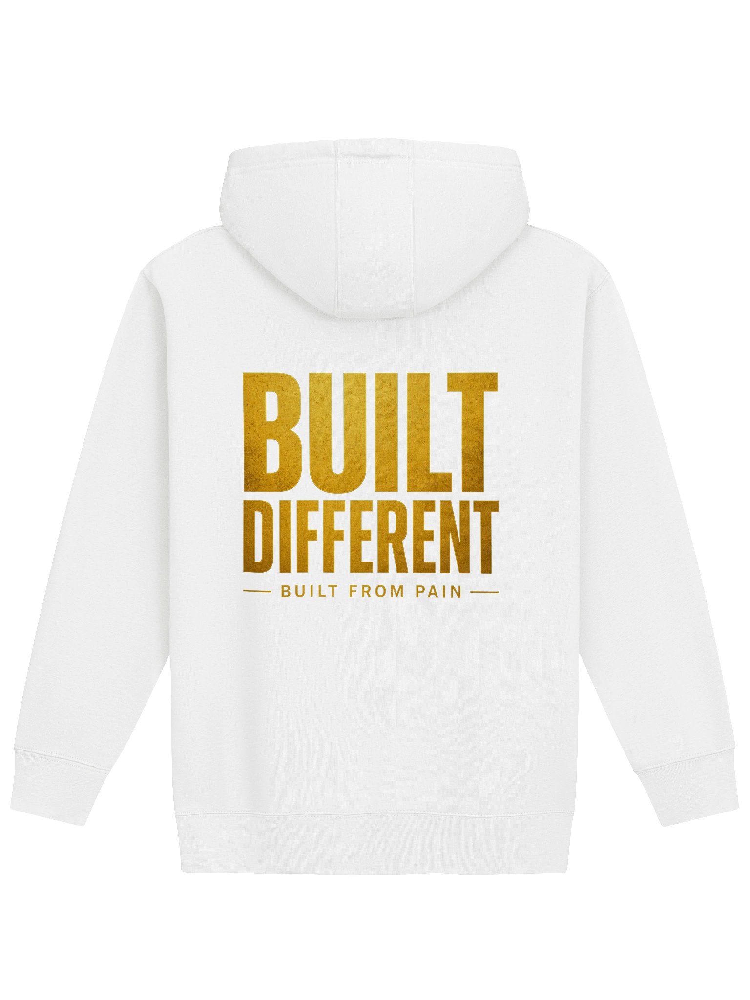 Built Different Hoodie 2.0 – White Edition product image (2)