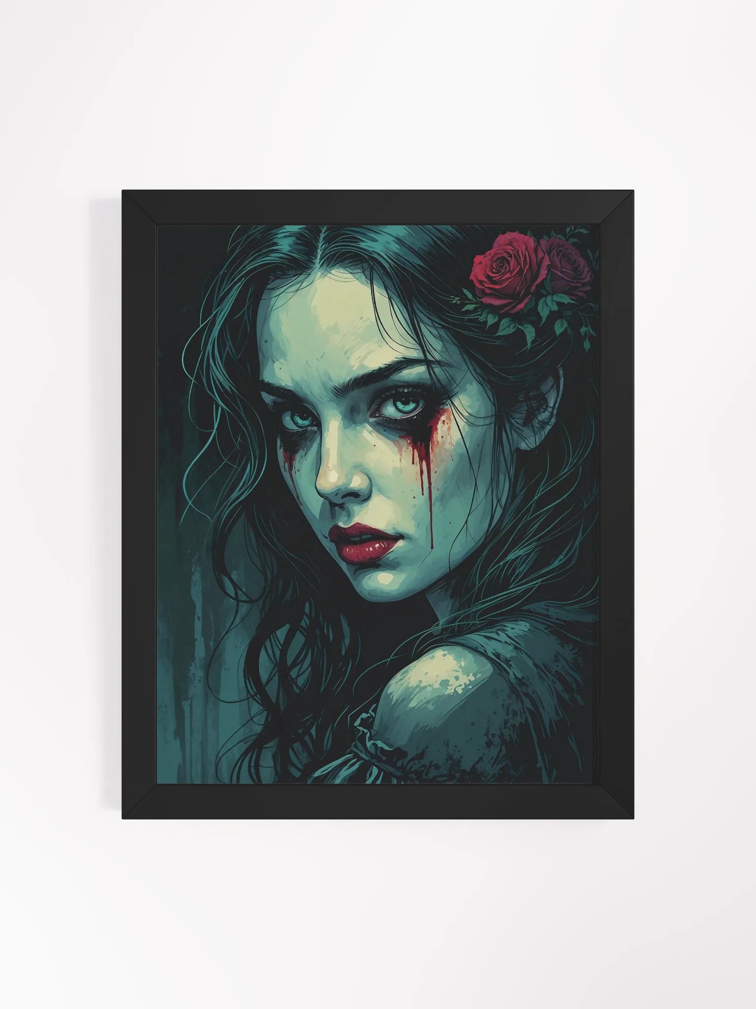 Blood Roses Framed Print product image (1)