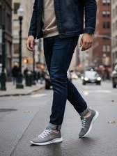 LM Aura™ Smoke Men’s Sneakers | Lightweight Flyknit Shoes product image (1)