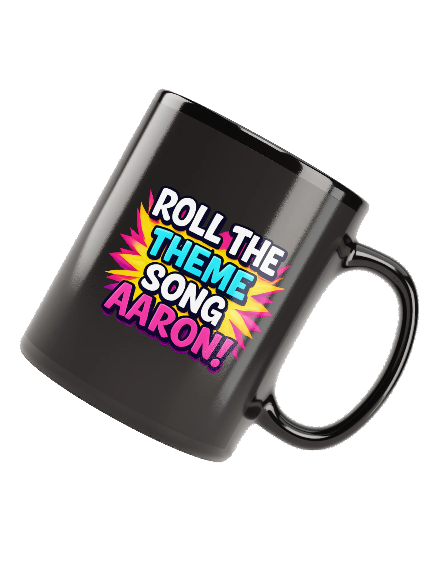 Black Roll The Theme Song Mug product image (1)