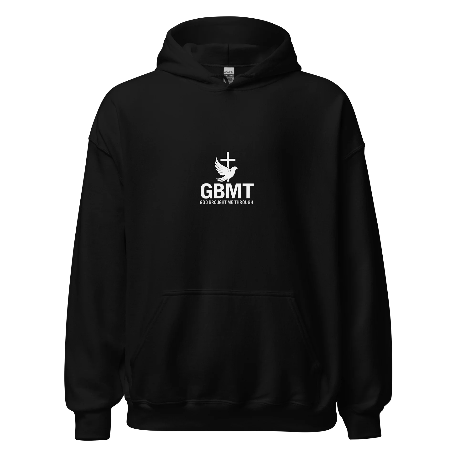 GBMT Women’s Pink Hoodie | God Brought Me Through | Anthony Johnson Brand product image (1)