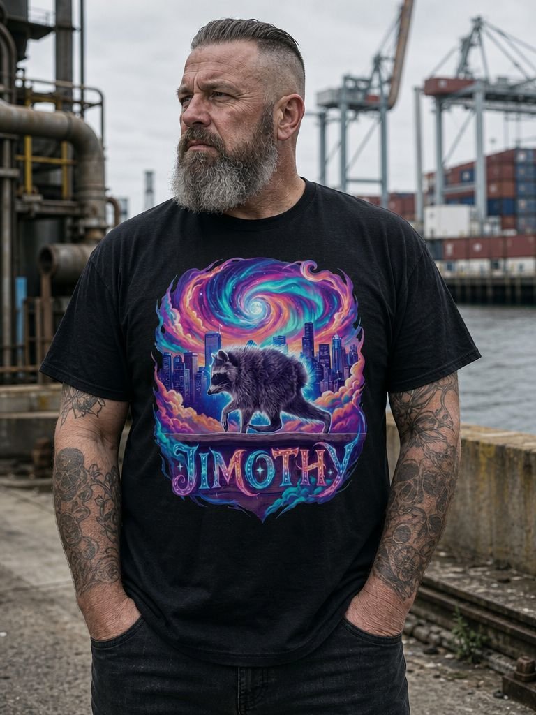 Jimothy's Cosmic Skyline Tee product image (3)