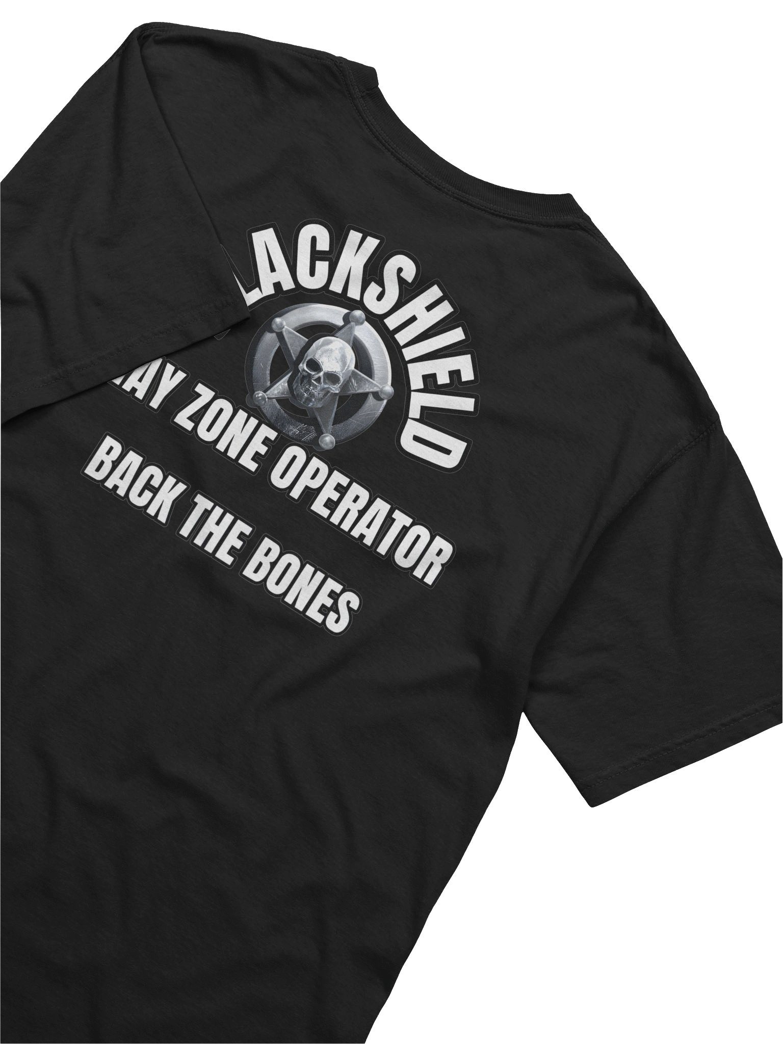 Gray Zone Operator Skull Badge T-Shirt product image (10)