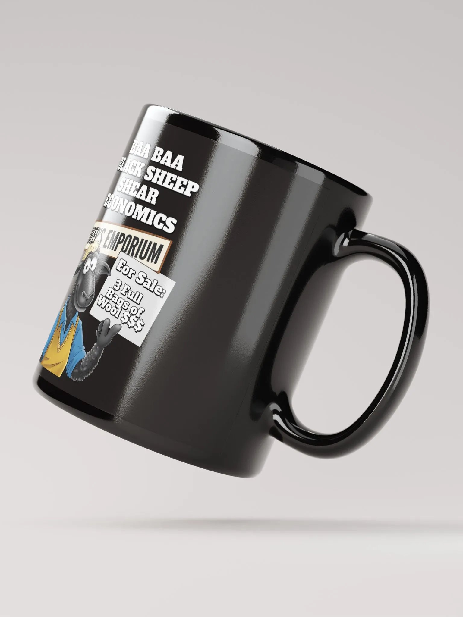 Baa Baa Black Sheep - The Entrepreneur - Funny Black Coffee Mug product image (9)