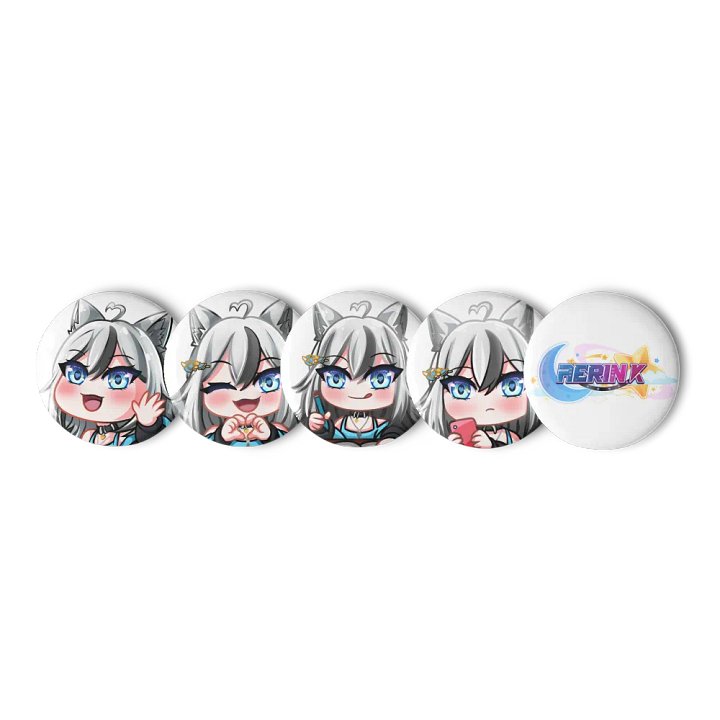 Aerin K. Chibi + Logo Pin Set product image (3)