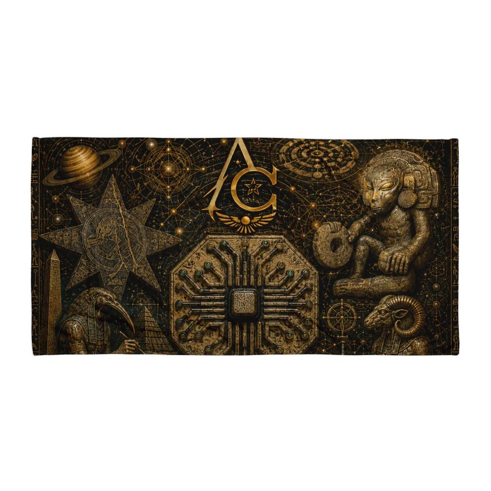 Alpha and Omega Beach Towel product image (1)