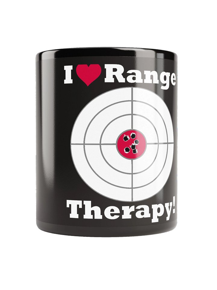 I LOVE Range Therapy Black Glossy Mug product image (1)