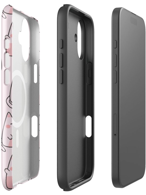 Cute Kawaii Cat Magnetic MagSafe® iPhone® Tough Case, 14, 15, 16, 17, Pro, Pro Max, Plus Case. product image (3)