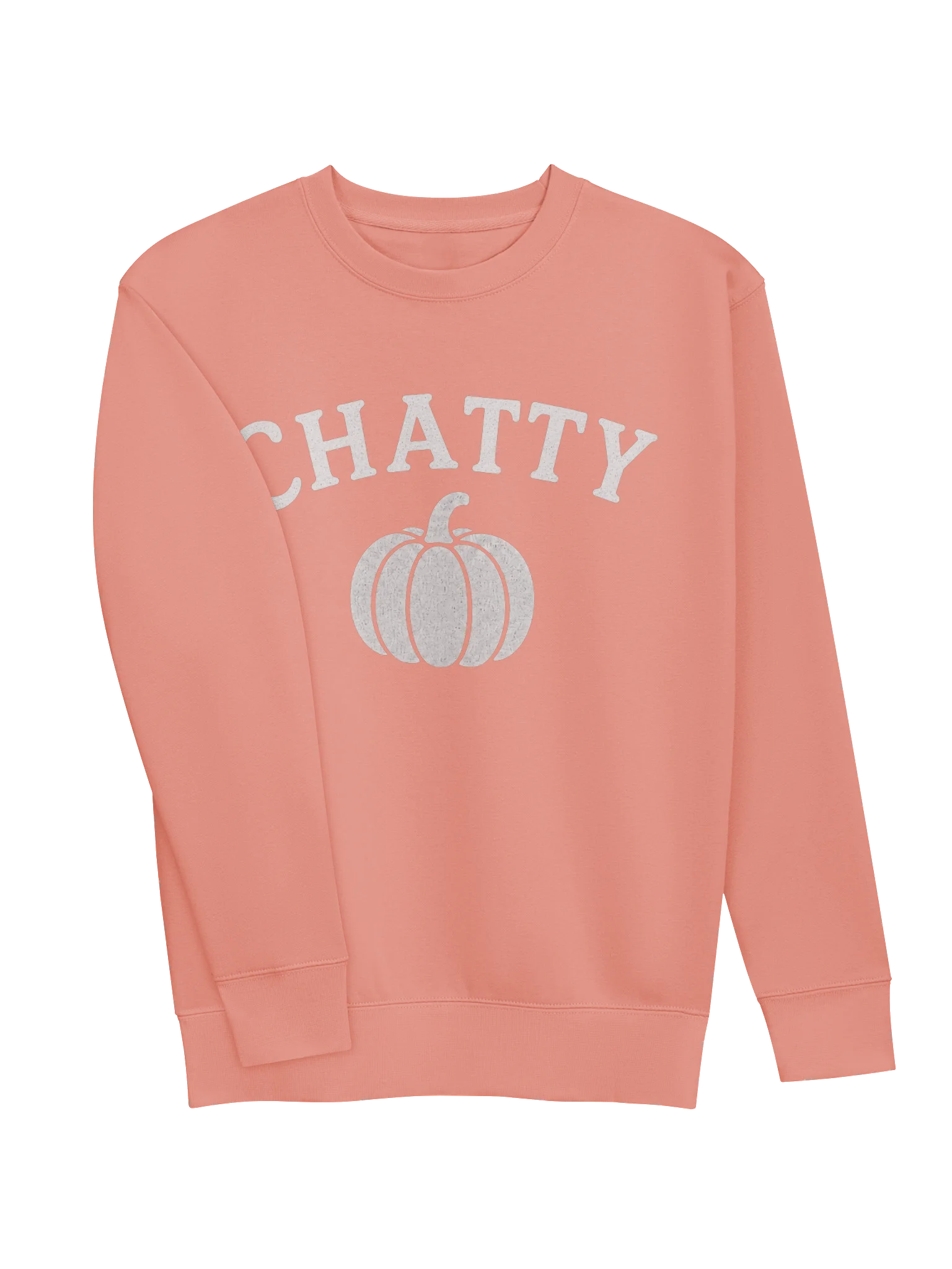Chatty Pumpkin Premium Sweatshirt | Cozy Chatty Fall Collection product image (3)