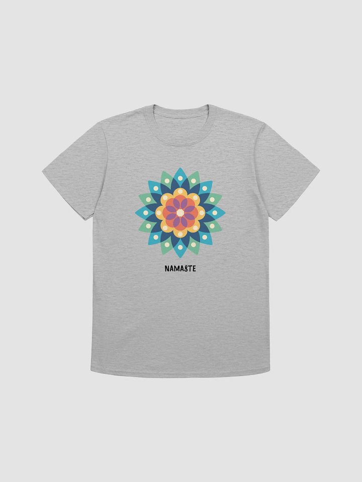 Vibrant Mandala Magic Unisex Light T-Shirt - Colorful Geometric Pattern product image (1)
