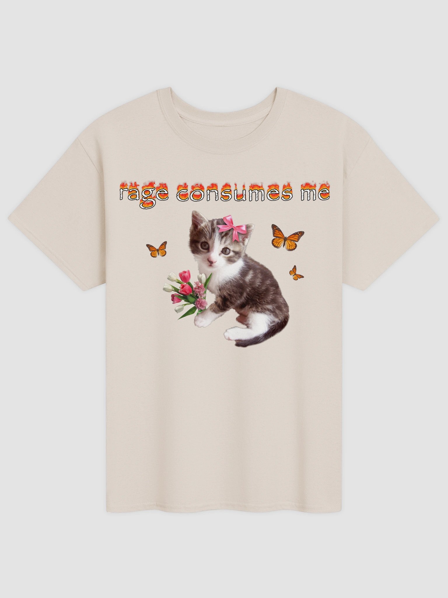 Rage Consumes Me Cat T-shirt product image (25)