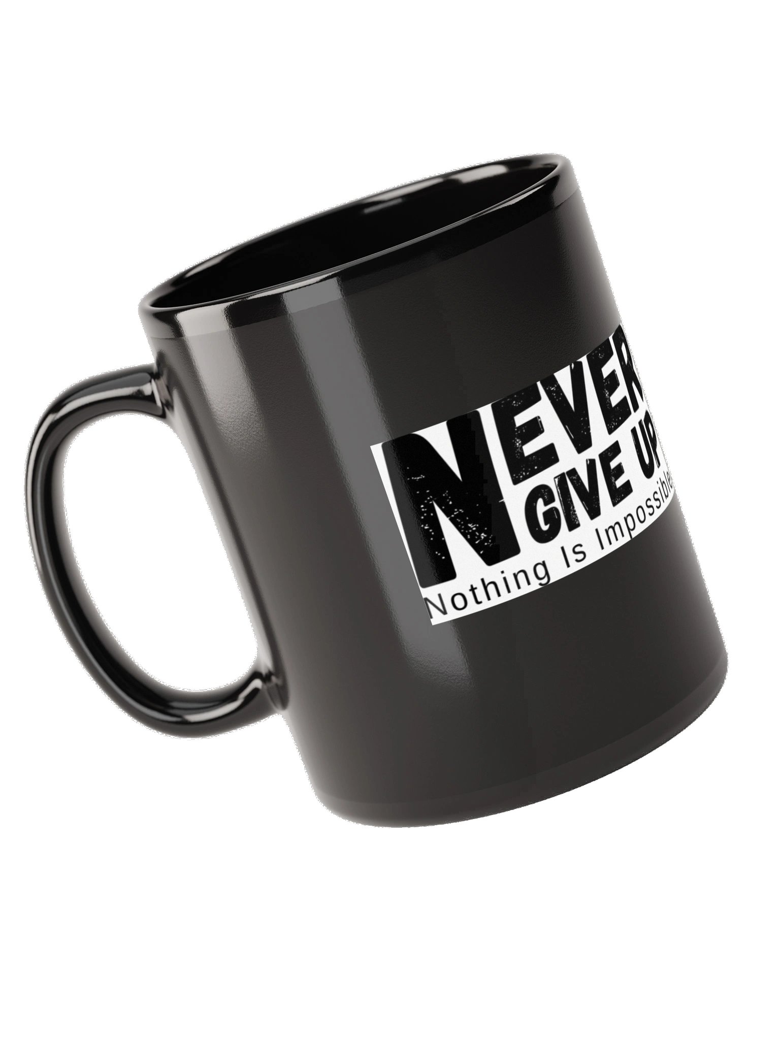 Never Give Up Mug – Motivational Inspirational Coffee Cup | Nothing Is Impossible product image (5)