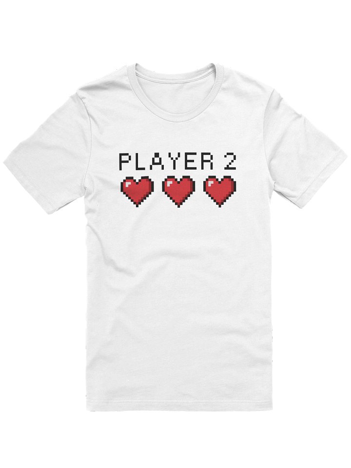 Player 2 White T-Shirt product image (1)