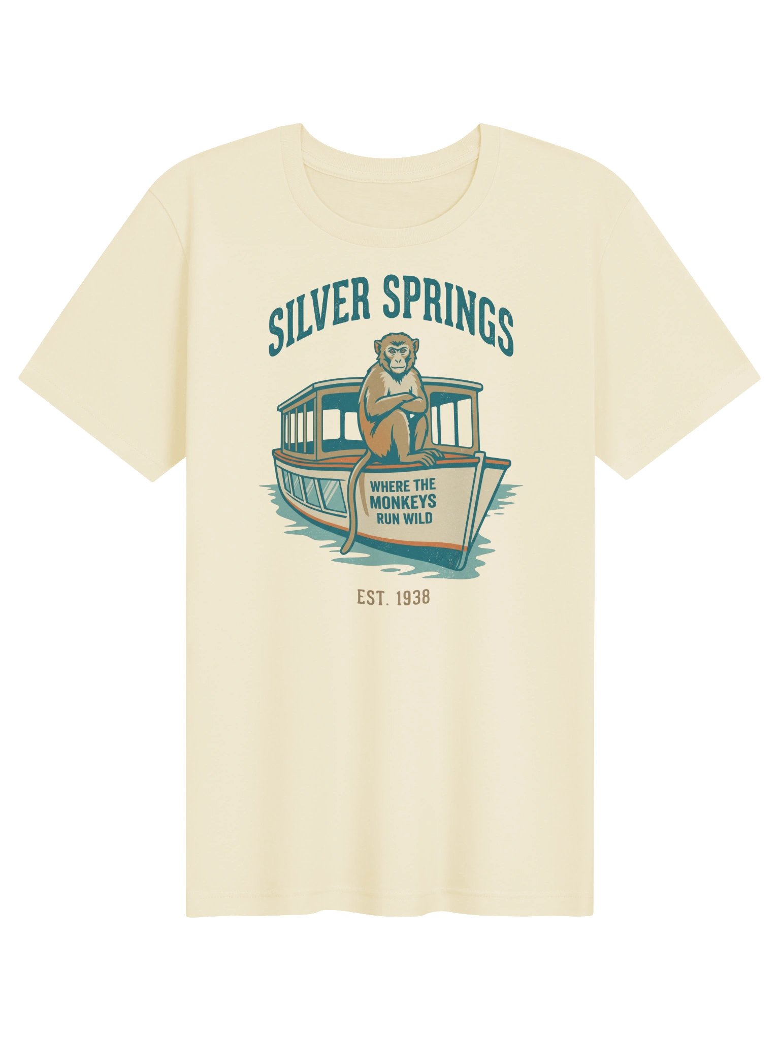 Silver Springs Where The Monkeys Run Wild Tee product image (1)
