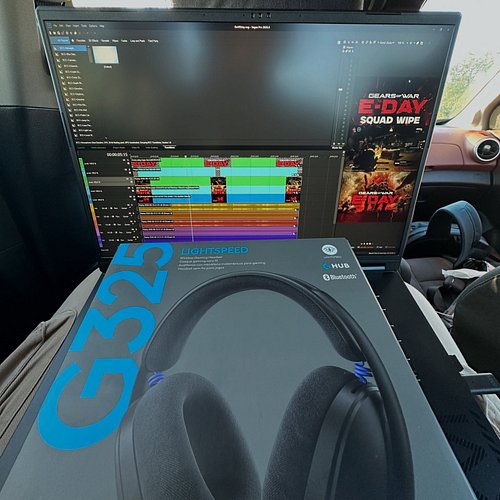 Good Morning, Cheds! Working while working! Let me hear the quality of these edited clips with my @logitechg G325! 

#logitec...