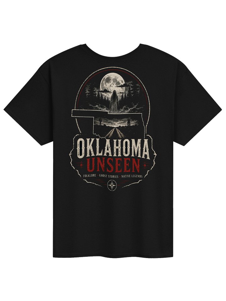 Oklahoma Unseen Official Horror Folklore T-Shirt product image (2)