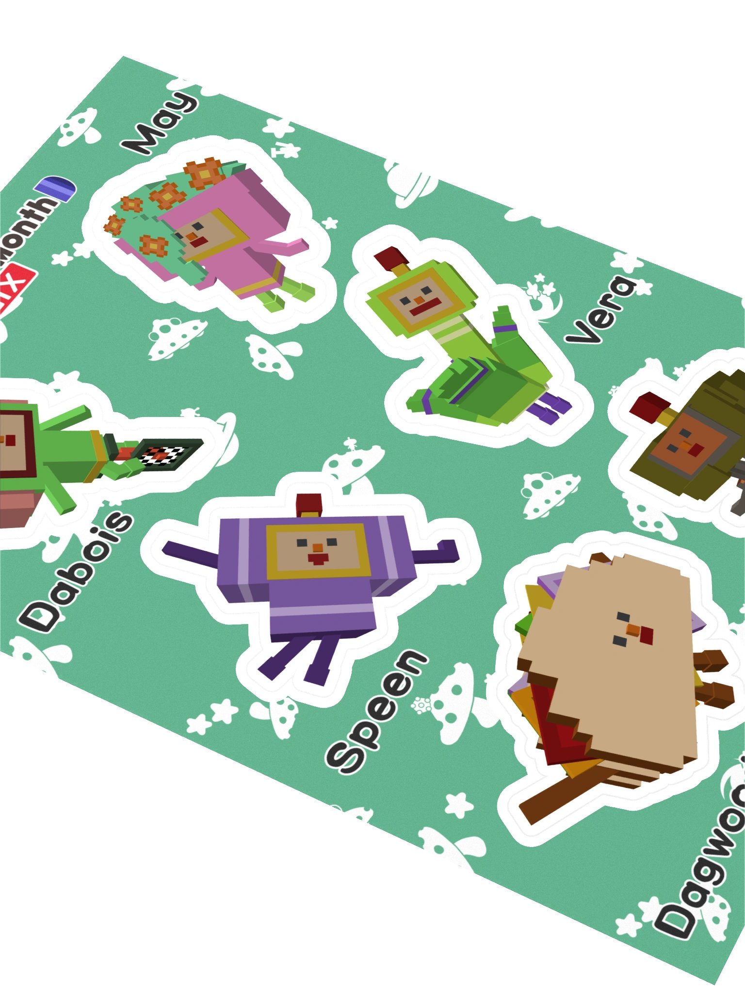 KDM6 OC Cousin Sticker Sheet #3 product image (2)