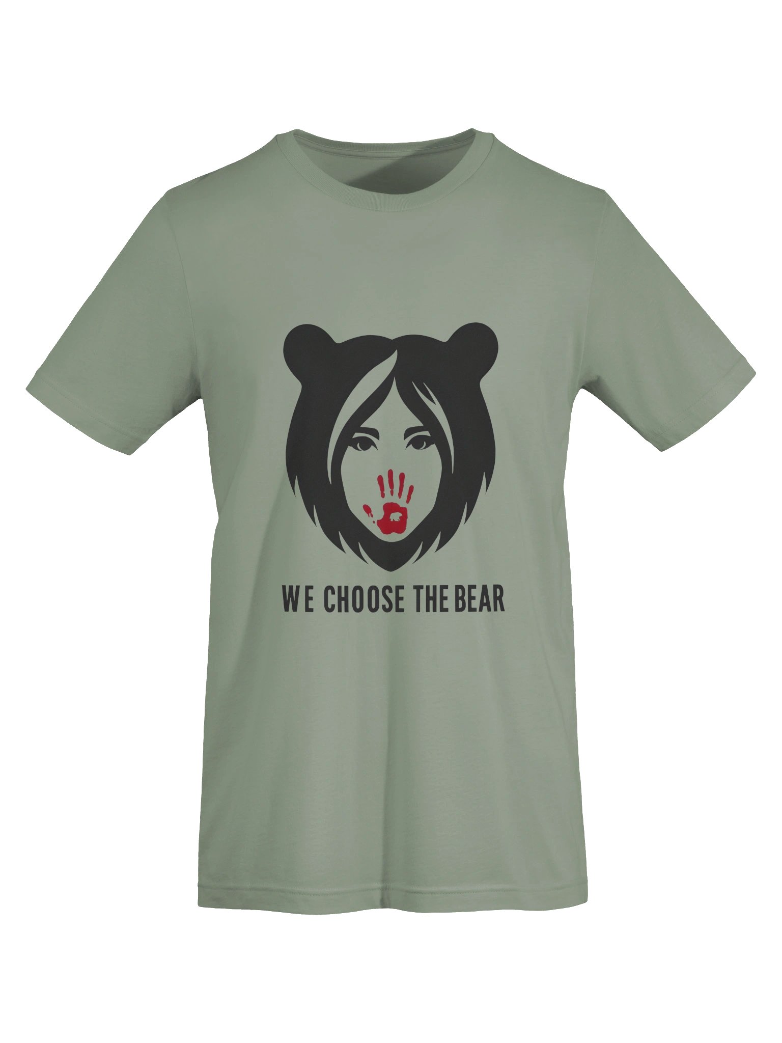 W E Choose the Bear (sage tee) product image (4)