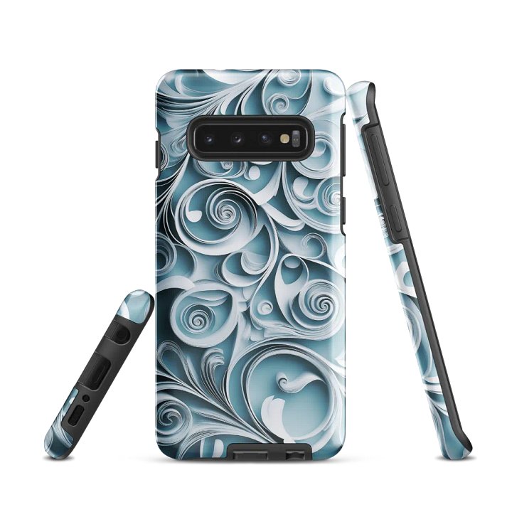 Swirling Blue Abstract Samsung® Tough Case product image (1)