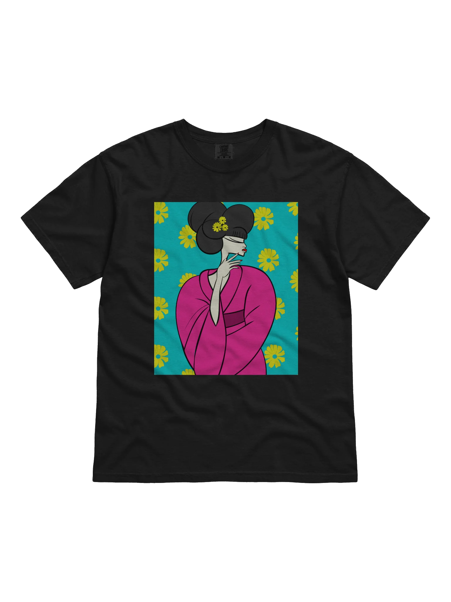 T-shirt: Bold Flower Japanese Geisha product image (1)