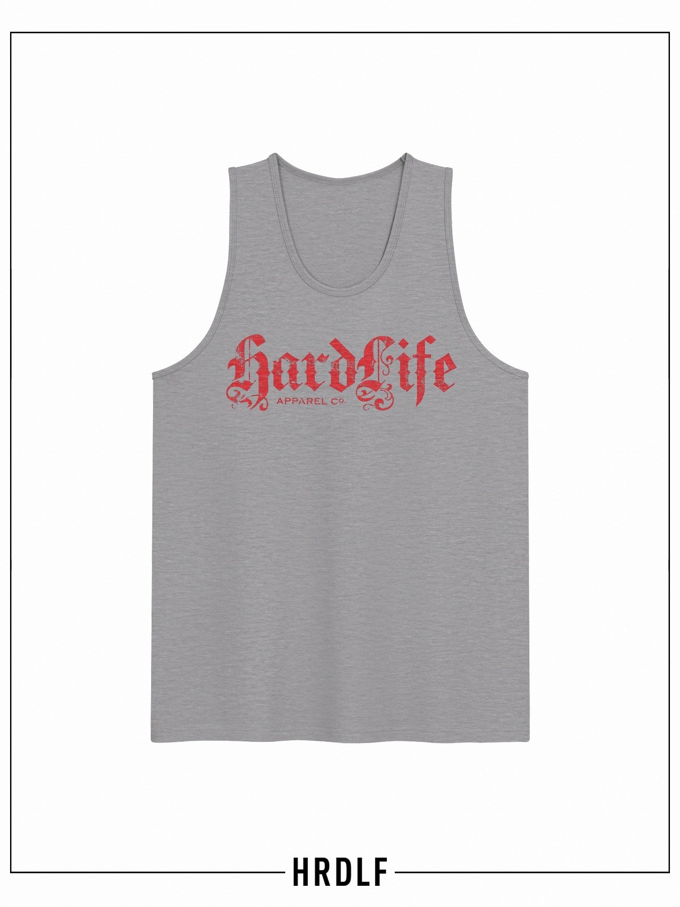 OG Logo - Distressed Red on Heather Gray Tank product image (1)