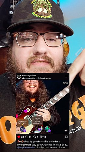 🔥 I MADE THE TOP 30! 🔥

I need your help! 🙏🎸

I’ve made it to the Top 30 of the Moore Guitars Way Back Challenge, and every v...