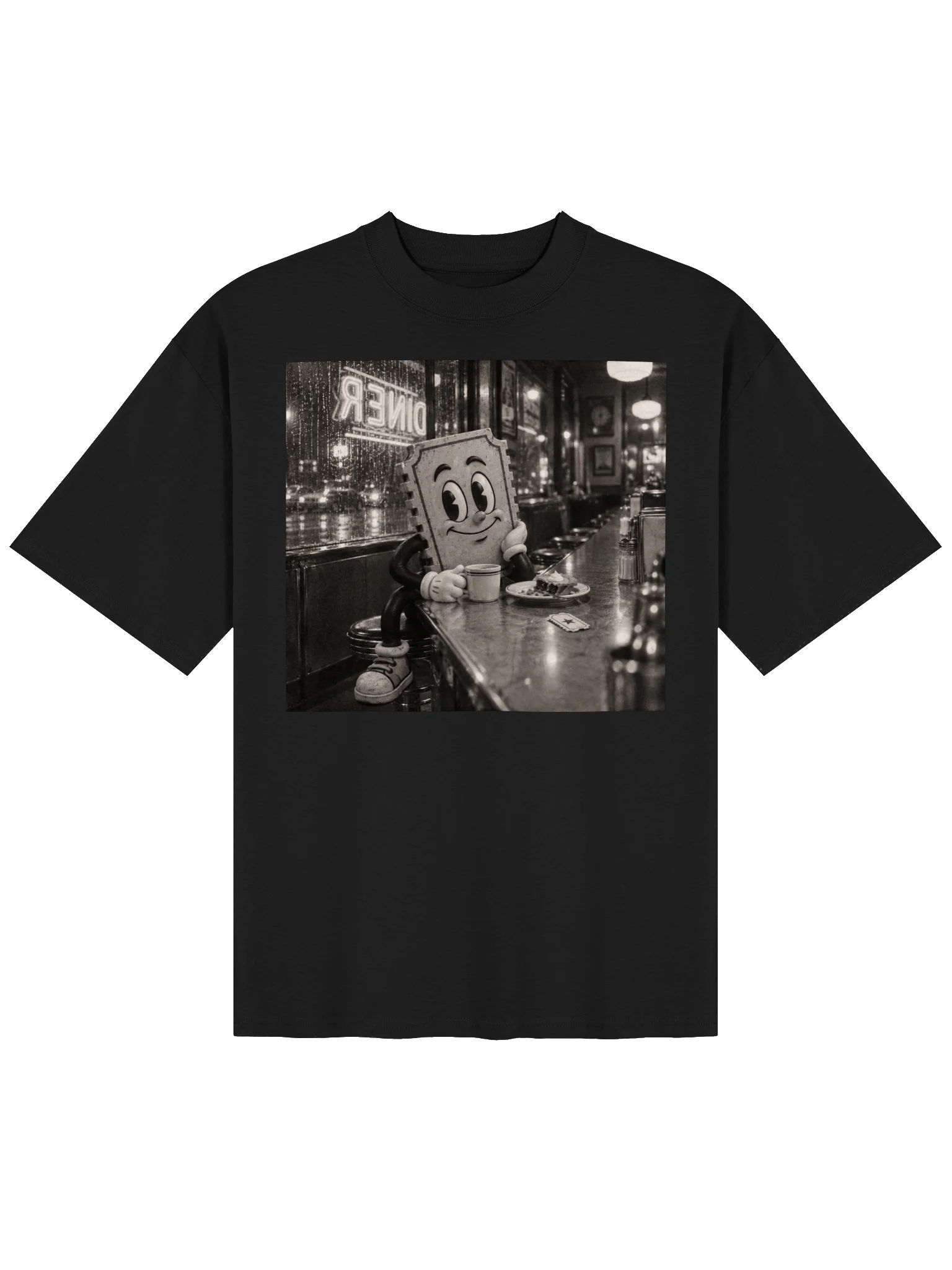 Dining With Charlie Oversized Tee product image (4)