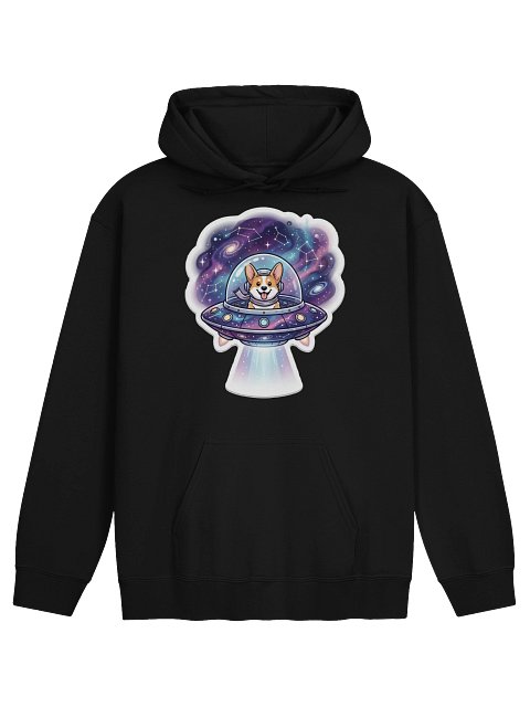 UFO Corgi Hoodie