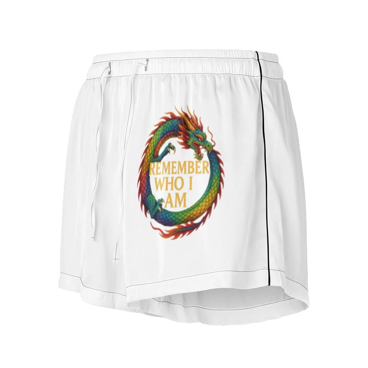 🕊️ Remember Who I Am – Silky Lounge Shorts Made for dream travel. Designed to remember. product image (1)
