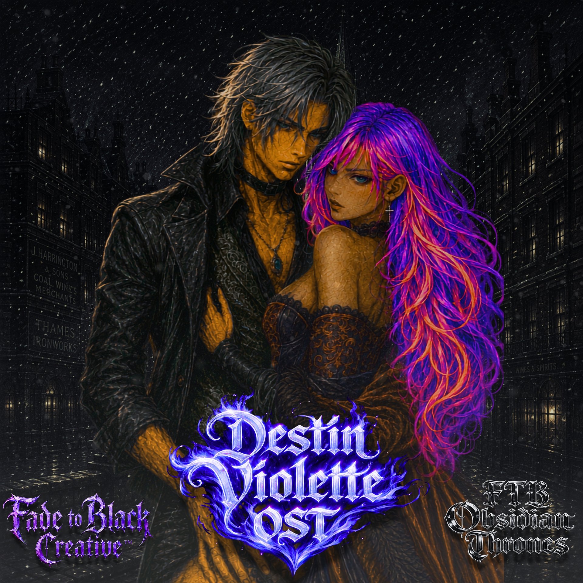 Fade to Black Obsidian Thrones: Oficial Destin Violette Audiobook Soundtrack product image (1)