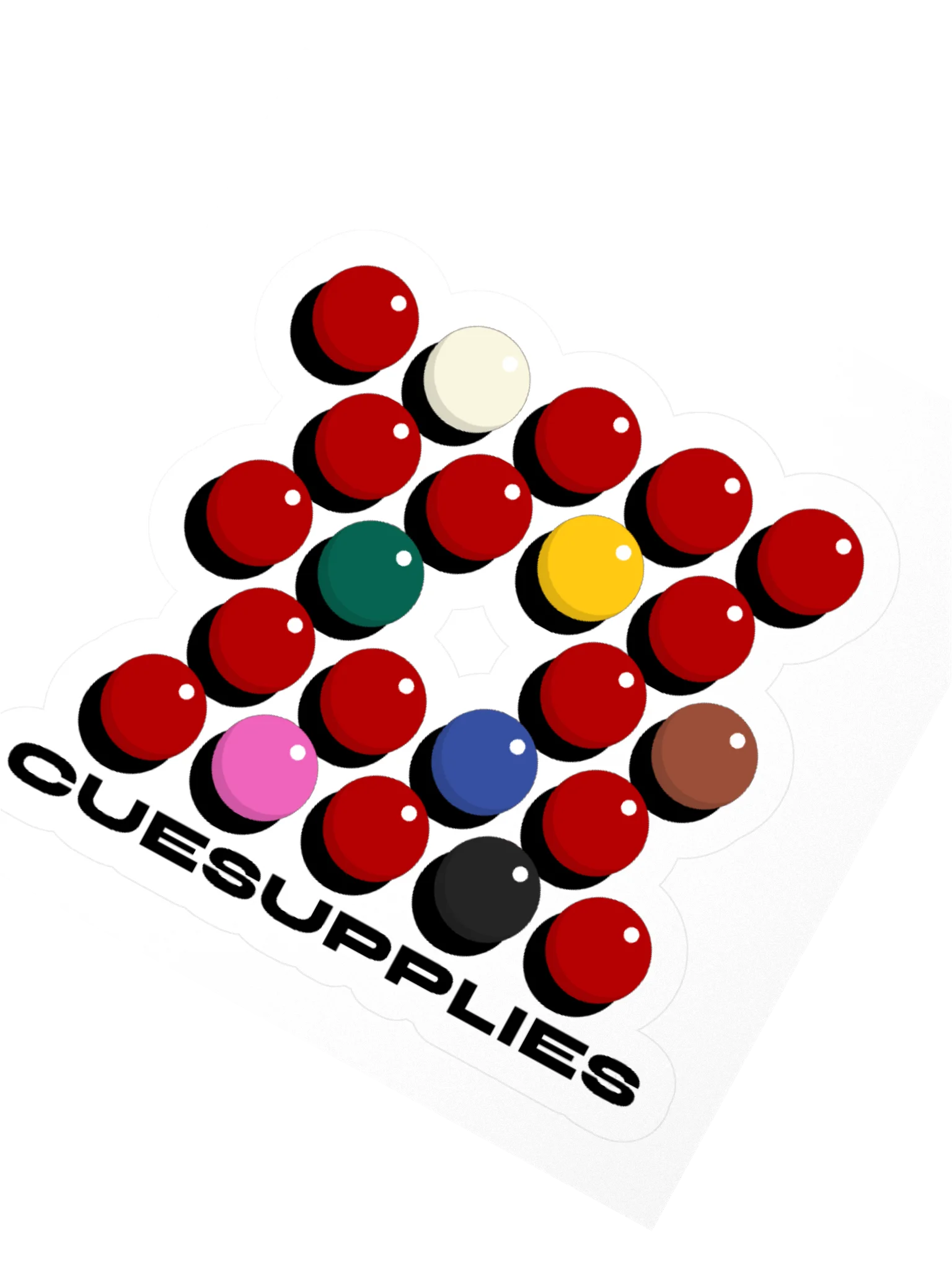 CUESUPPLIES Snooker Set Sticker product image (4)