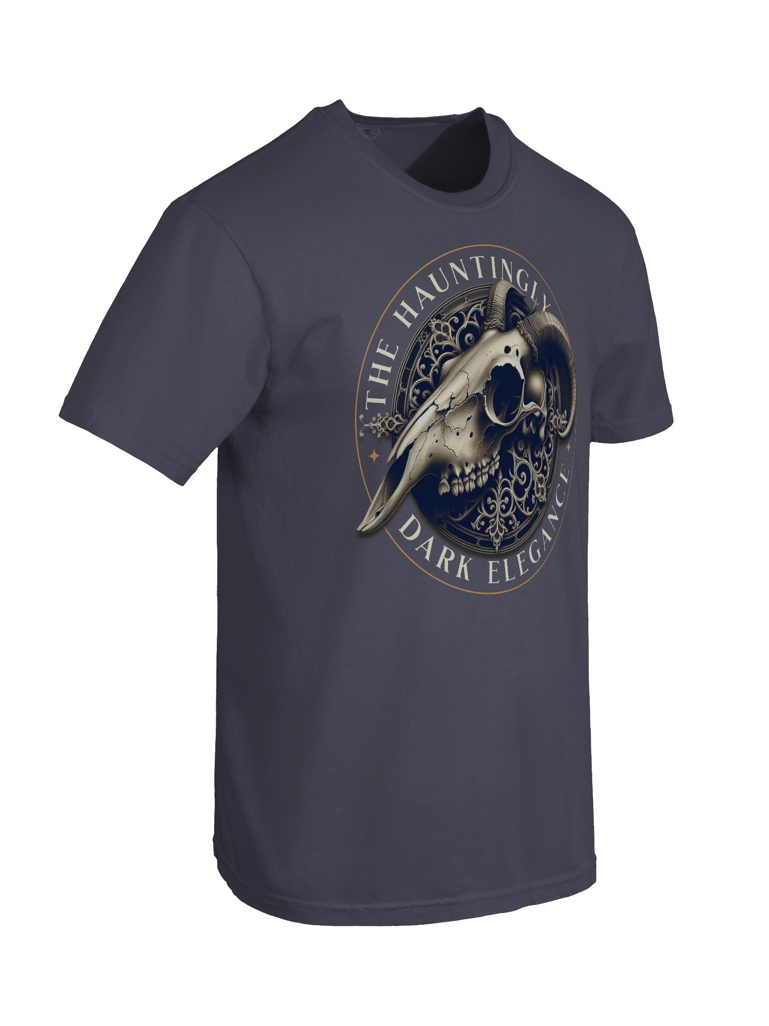 Vintage Gothic Goat Skull T-Shirt: Perfect for Halloween product image (66)