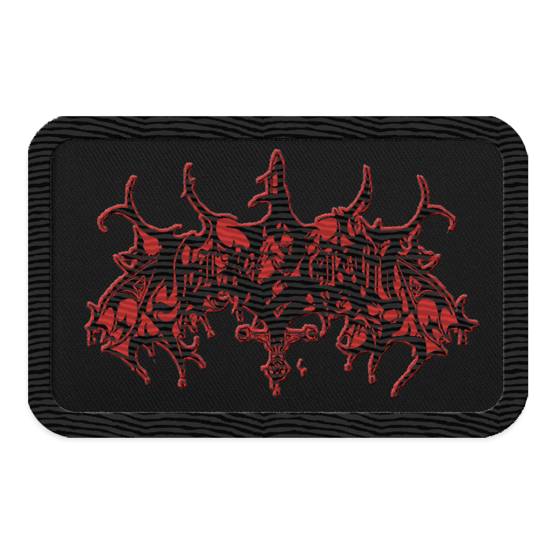 Embroidered Logo patch (Red) product image (1)