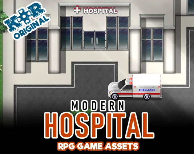 KR Modern Hospital Tileset for RPGs product image (1)