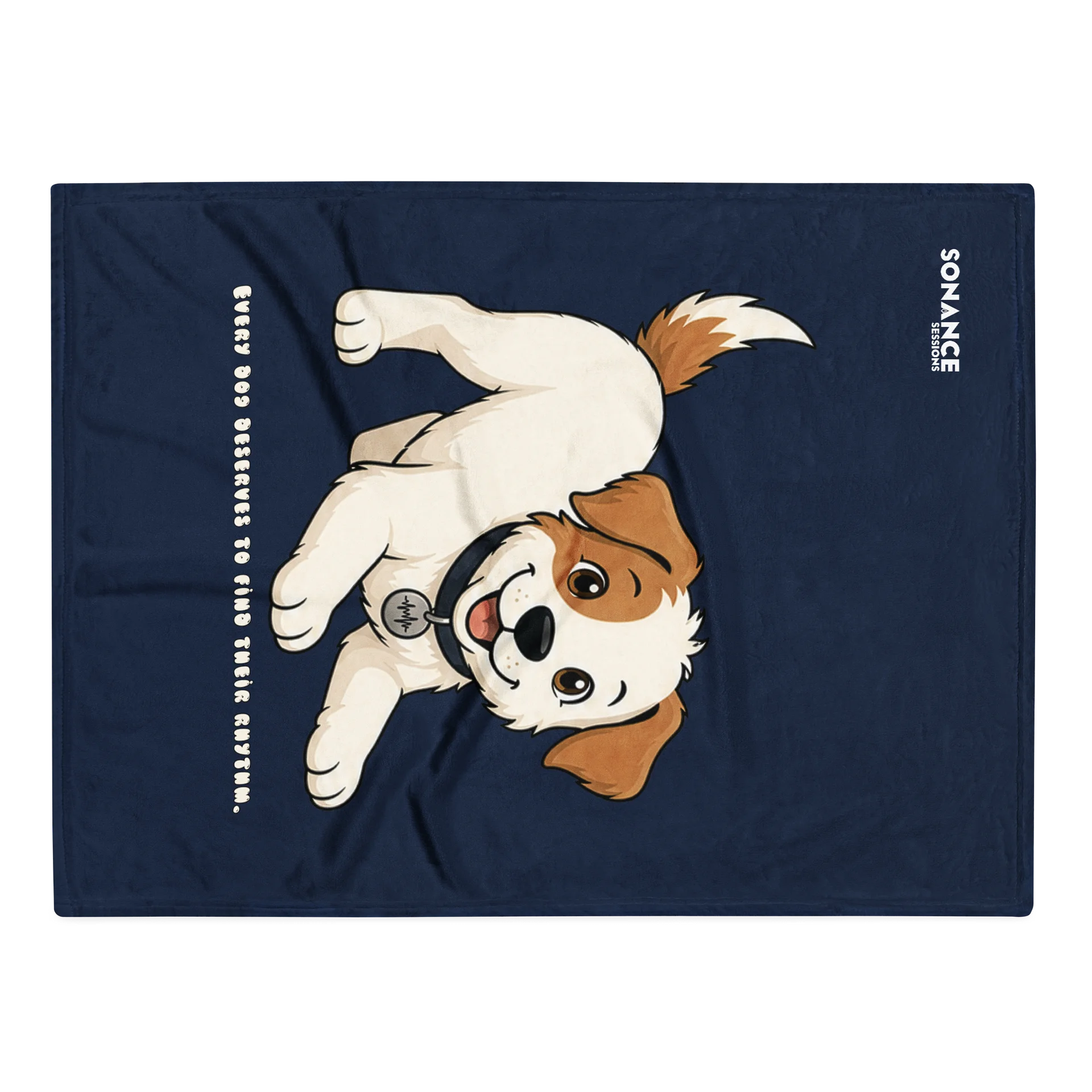 Sonance Dog Throw Blanket (Play) Navy product image (1)