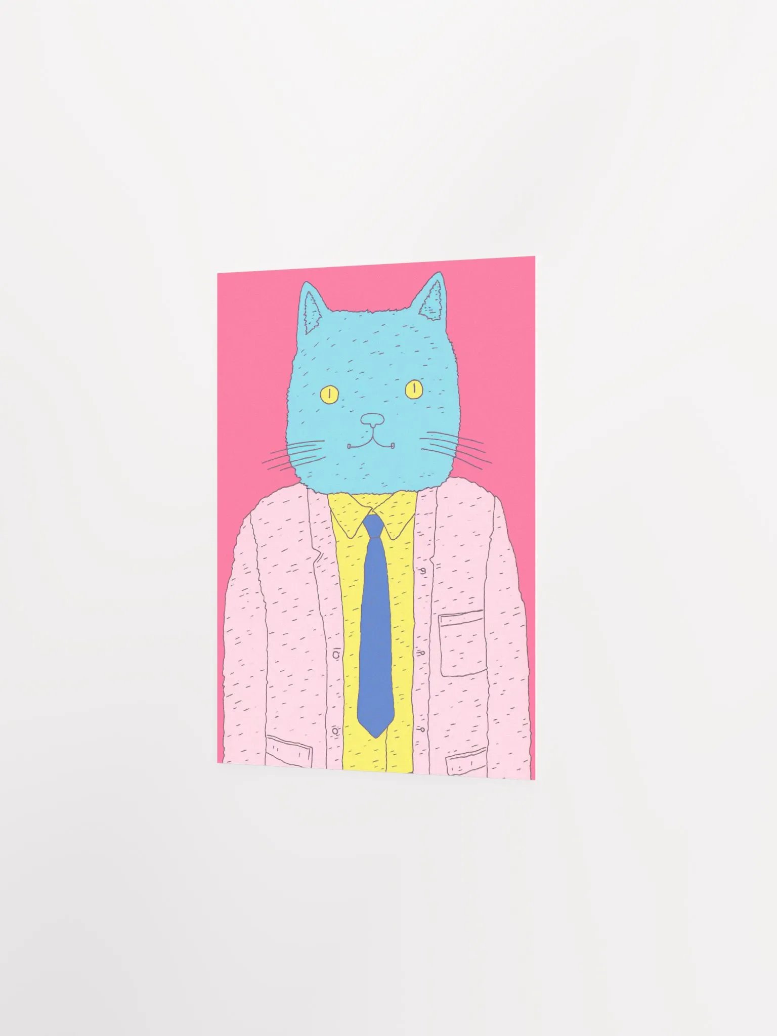 Mr. Whisker's Enterprise: The Happy Go Lucky Pussy Matte Print product image (2)