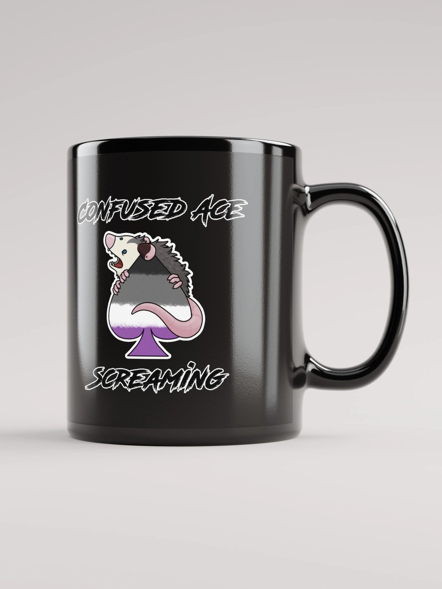 Confused Ace Screaming Mug product image (1)