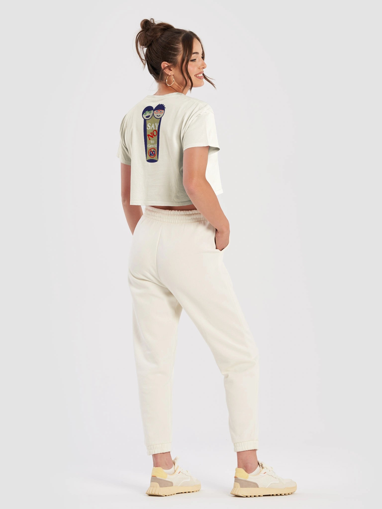 Just Say NO Crop Tee product image (41)
