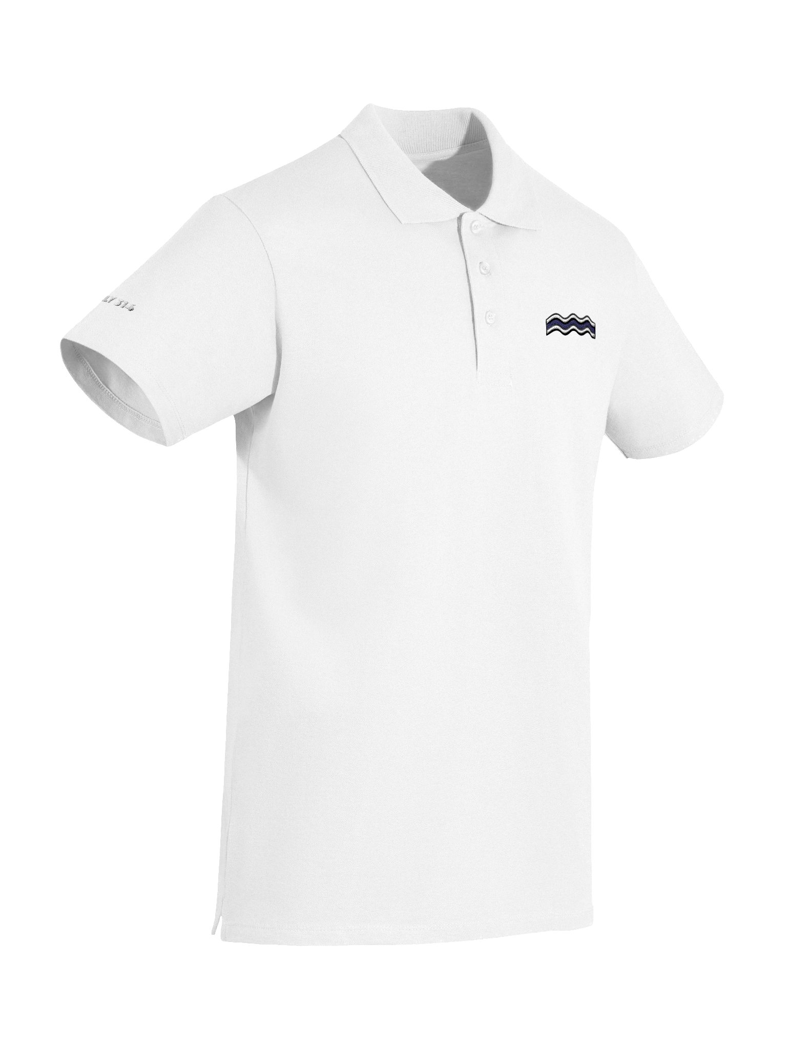 River Embroidered Polo - White product image (6)