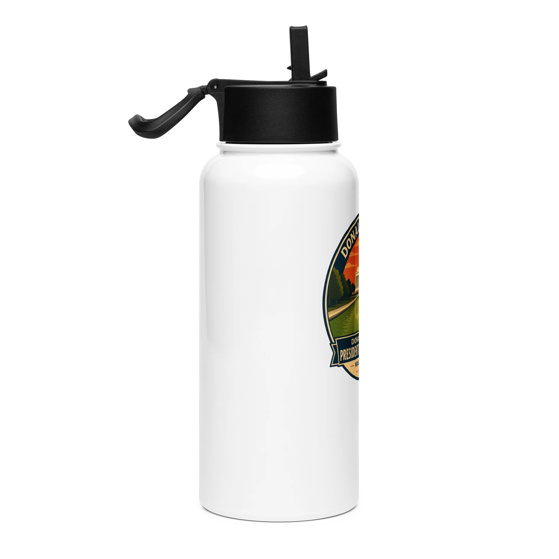 Stainless Steel Water Bottle with a Straw Lid - Donald J. Trump Presidential Reflecting Pool™ product image (4)