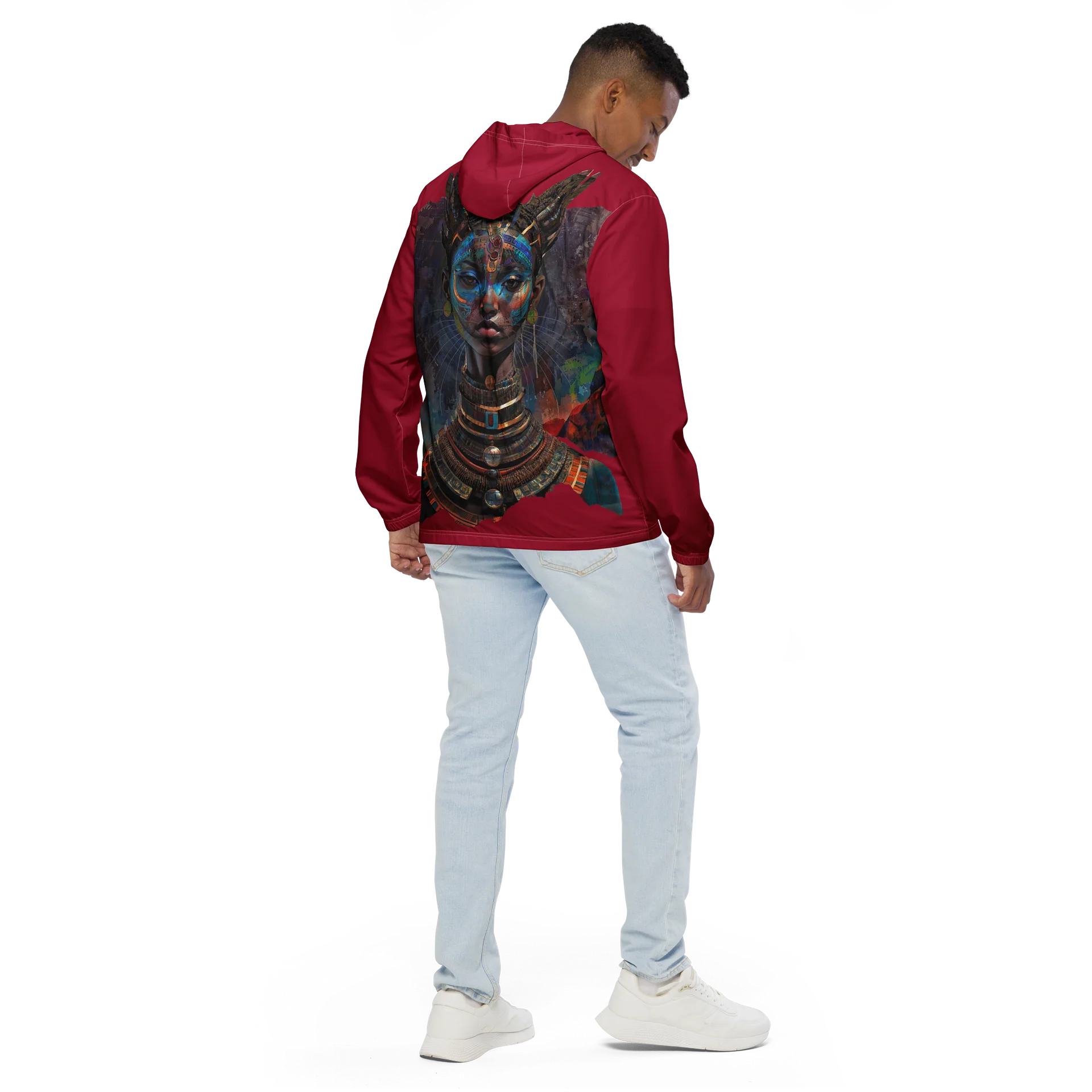 Bastet of Alvoda Painted Windbreaker product image (1)