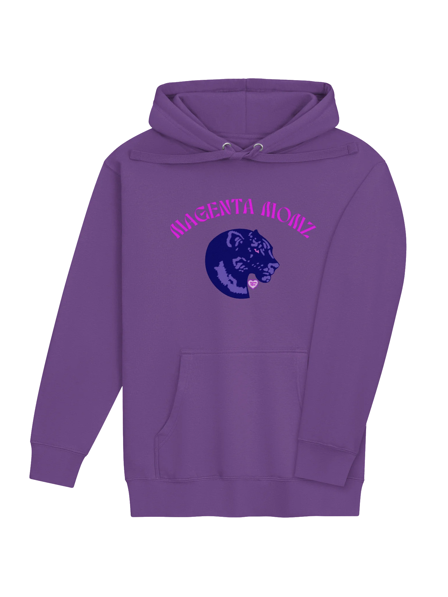 MAGENTA MOMZ PANTHER HEAD – UNISEX PREMIUM HOODIE product image (22)