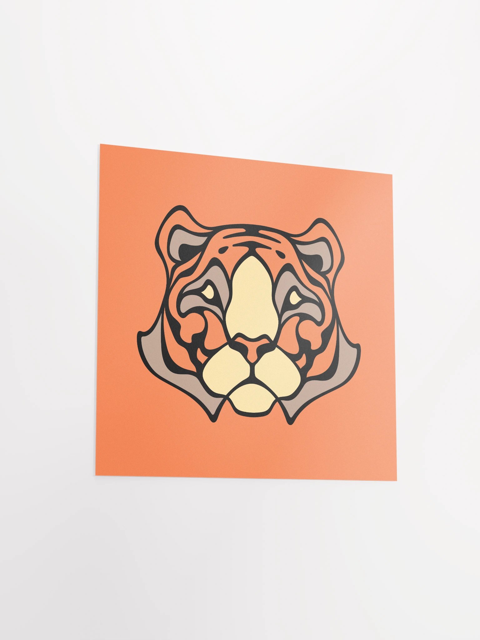Siberian Tiger - Square Matte Paper Poster product image (3)