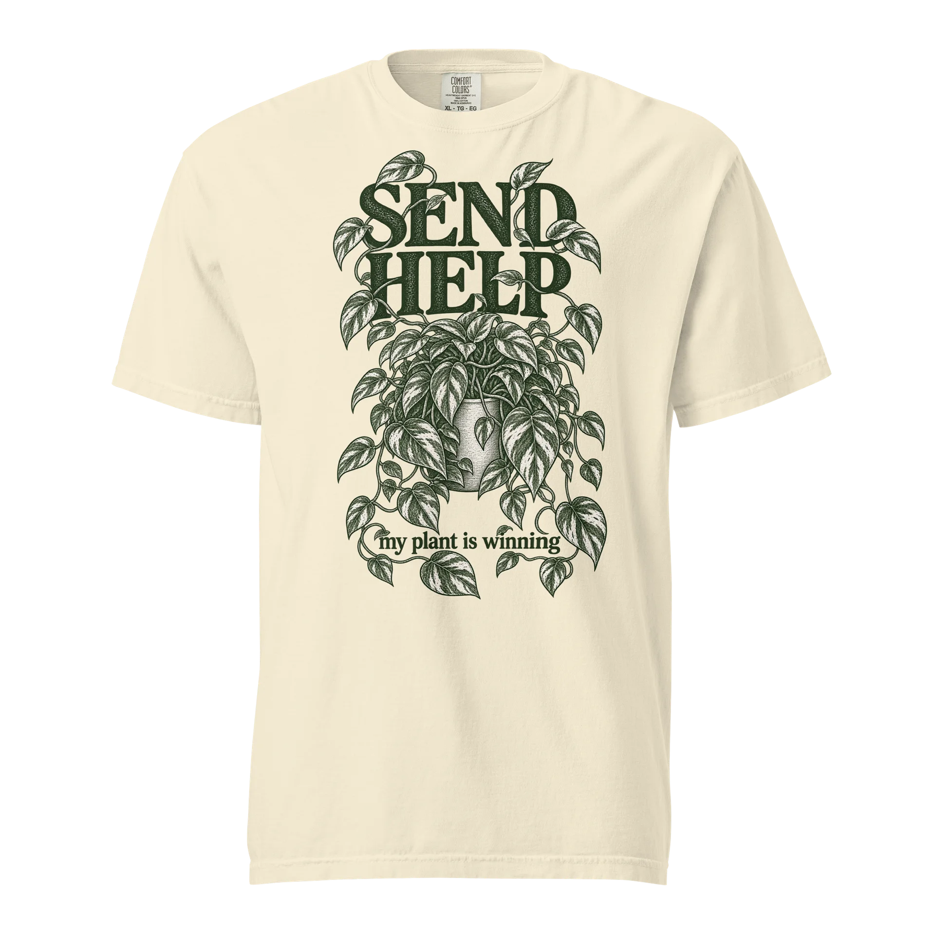 Send Help My Plant Is Winning Funny Pothos Shirt product image (1)