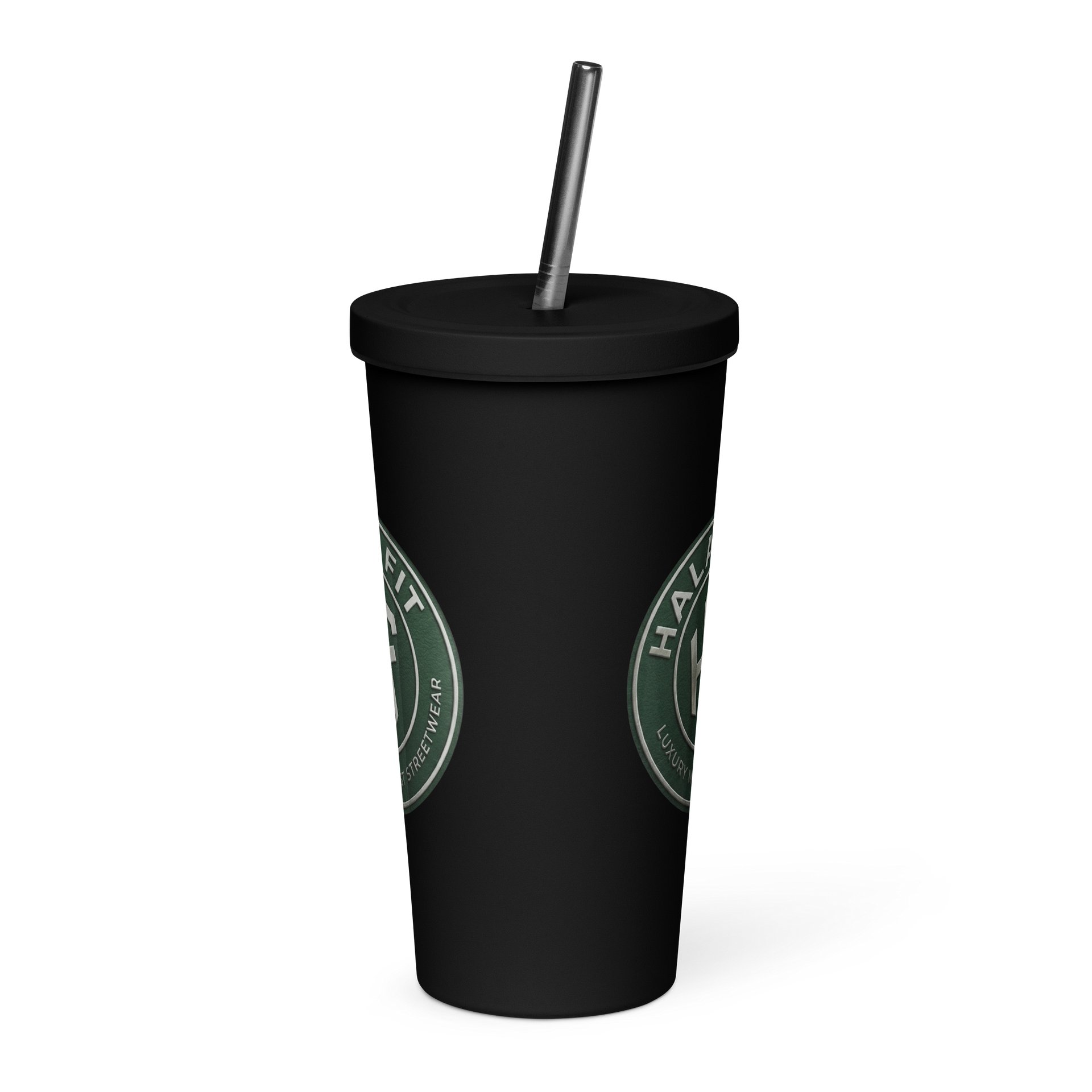 Halal Fit - Black Tumbler with Straw product image (1)