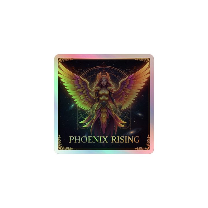 Phoenix Rising Holographic Sticker Sheet product image (1)