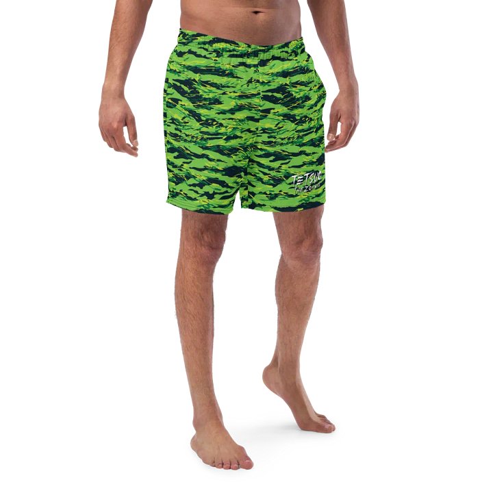 Green Camo Swim Trunks product image (2)
