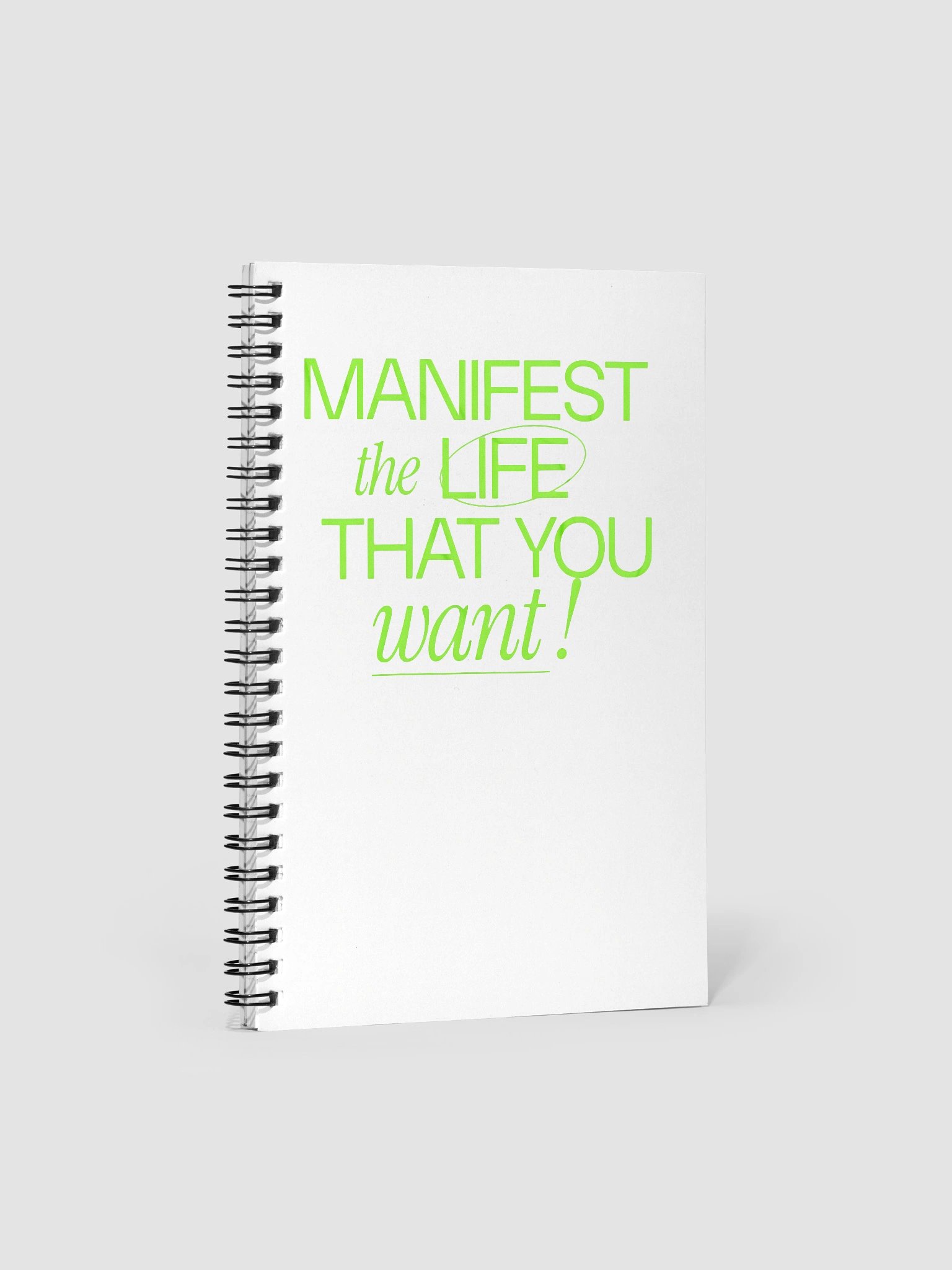 PM Manifest White Spiral Notebook product image (1)