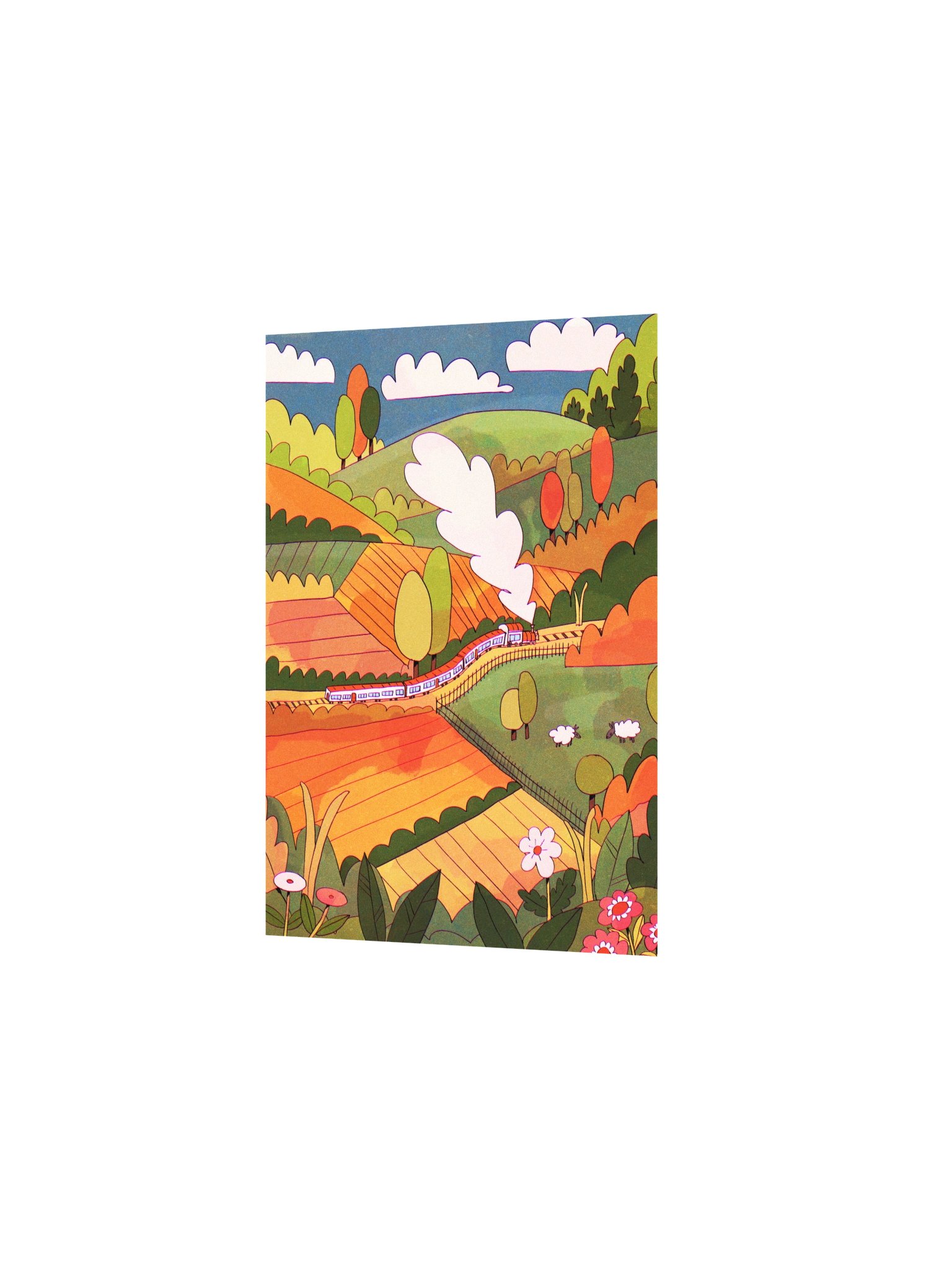 Train in the Night - Print product image (3)